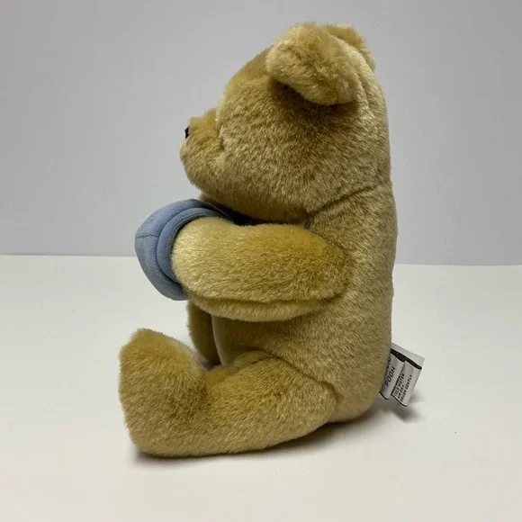Vintage Gund Classic Pooh Plush Winnie the Pooh with Honey Pot Stuffed Animal - Picture 4 of 16